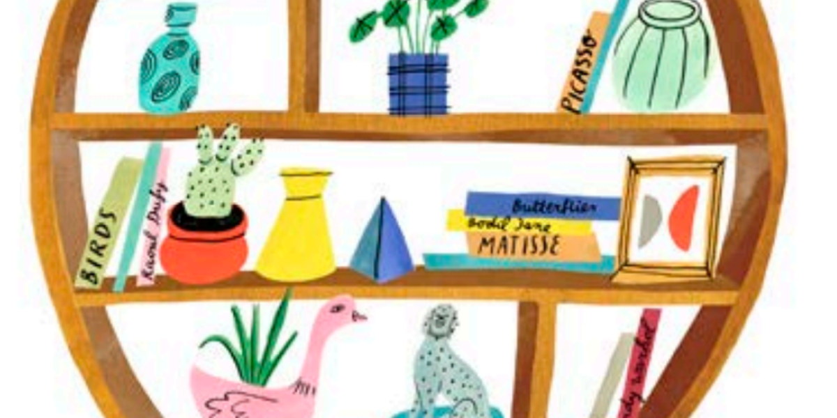 1200x600 how to draw a bookcase - Bookcase Drawing