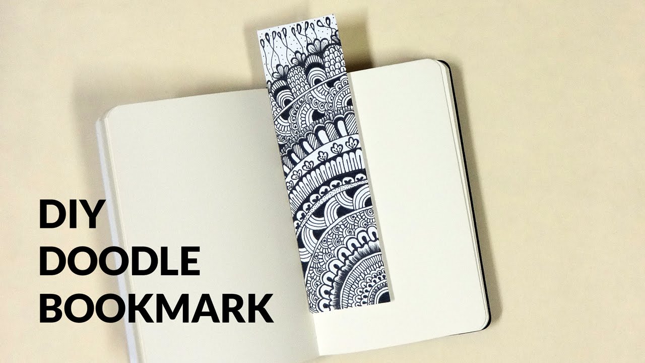 1280x720 Diy Doodle Bookmark - Bookmark Drawing