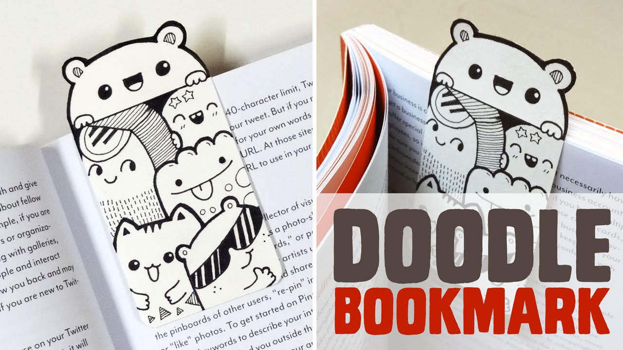 1280x720 Diy Mini Doodle Bookmark - Bookmark Drawing