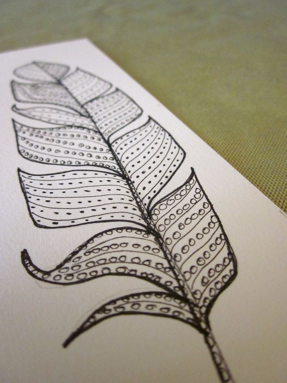 1125x1500 Ink Drawing Bookmark Art - Bookmark Drawing