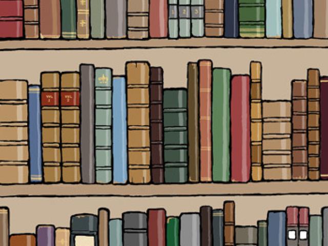 640x480 drawn book bookshelf drawing - Bookshelf Drawing