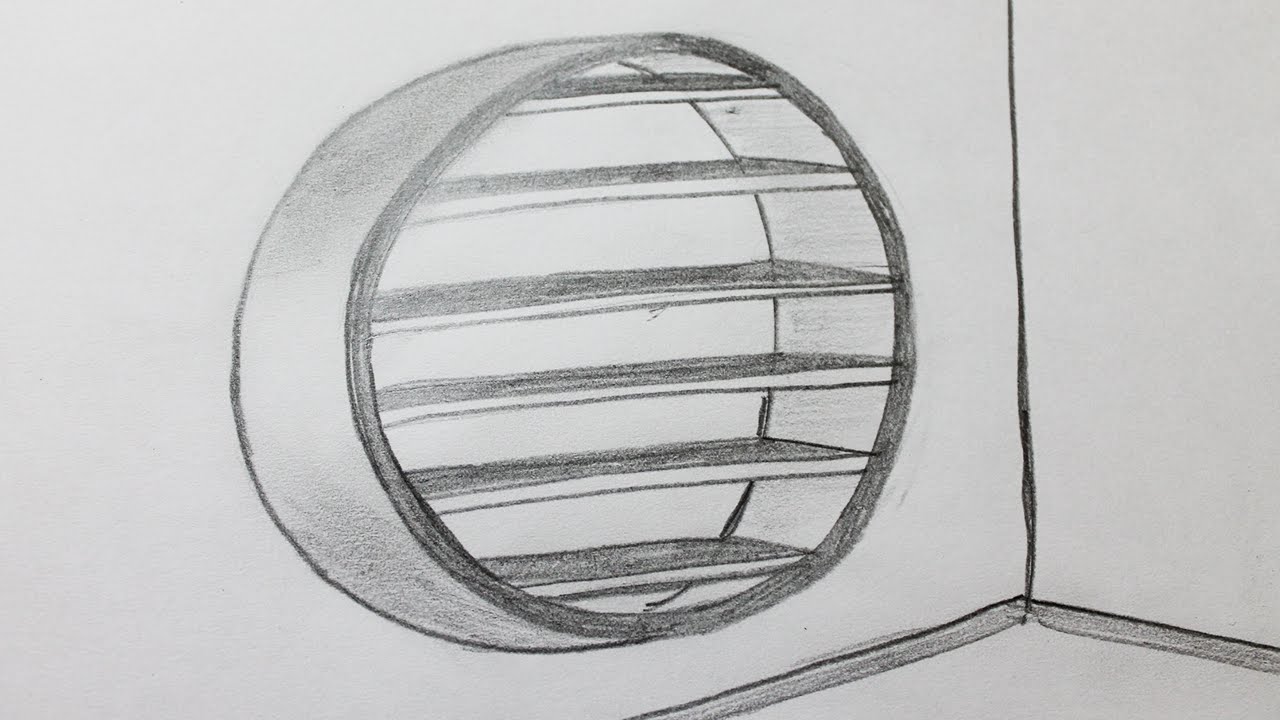 1280x720 how to draw a bookshelf - Bookshelf Drawing