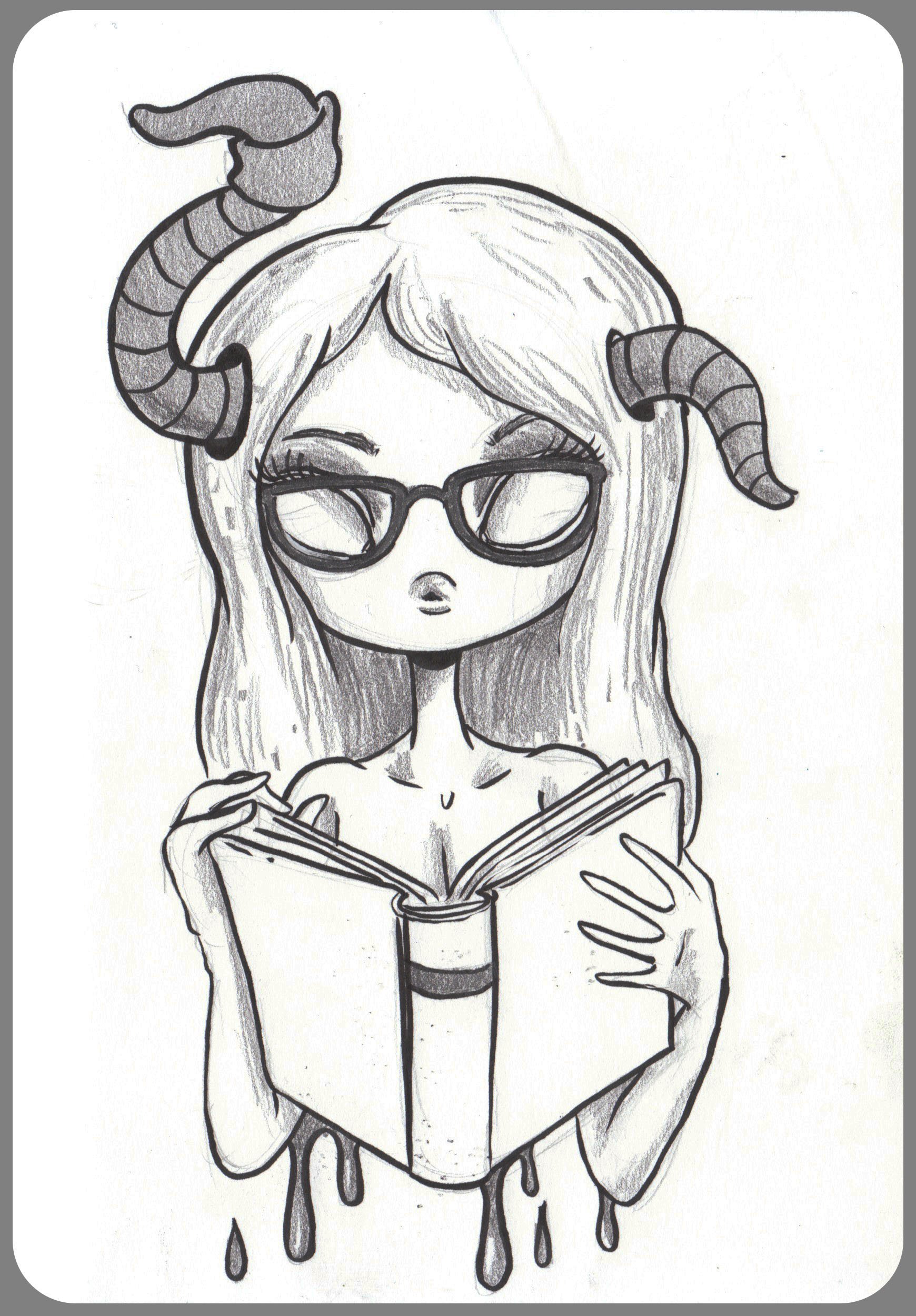 Bookworm Drawing at PaintingValley.com | Explore collection of Bookworm