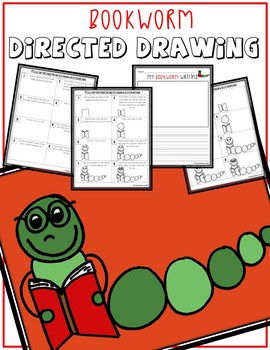 270x350 Directed Drawing - Bookworm Drawing