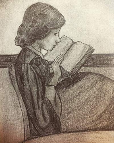 401x500 bookworm drawing blank greetings card handmade - Bookworm Drawing