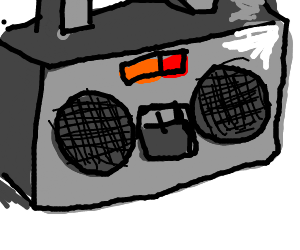 300x250 boombox drawing - Boombox Drawing