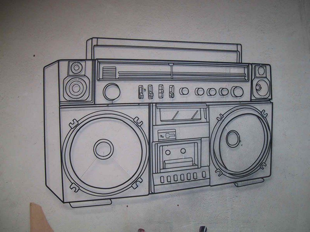 1024x768 image result for graffiti boombox drawings drawing ideas - Boombox Drawing