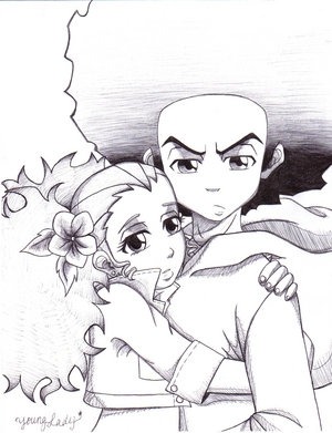 300x391 how to draw jasmine from boondocks - Boondocks Drawing