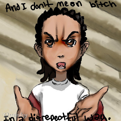 400x400 riley boondocks a fan art speedpaint drawing - Boondocks Drawing