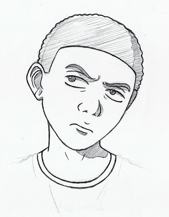 541x694 sketchbook tgymo's drawing diary - Boondocks Drawing