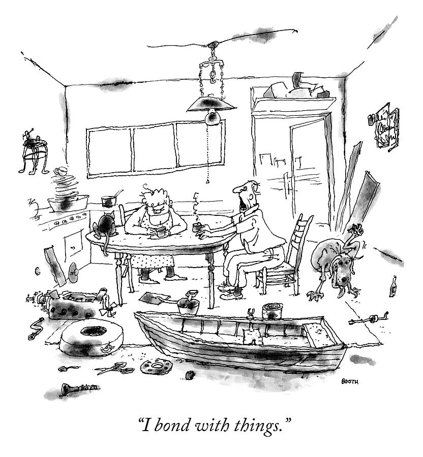 832x900 i bond with things drawing - Booth Drawing