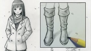 320x180 How To Draw Boots - Boots Drawing