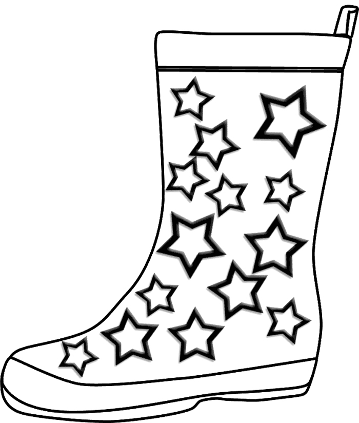 700x824 Kids Winter Boots Drawing - Boots Drawing