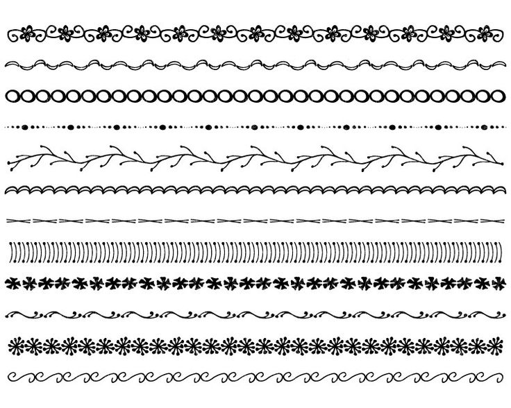 736x588 easy to draw border designs easy borders to hand draw hand drawn - Border Drawing