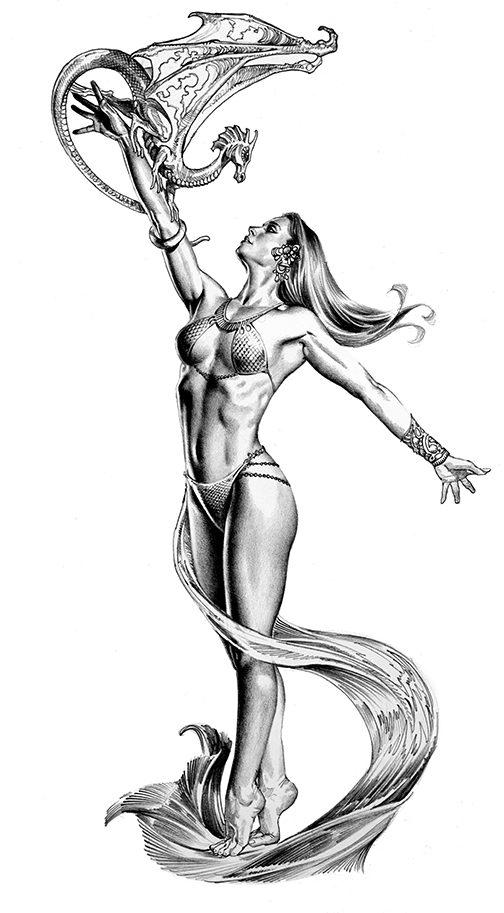 504x913 messenger of peace - Boris Vallejo Drawings