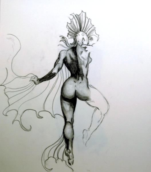 527x600 tribute to boris vallejo - Boris Vallejo Drawings
