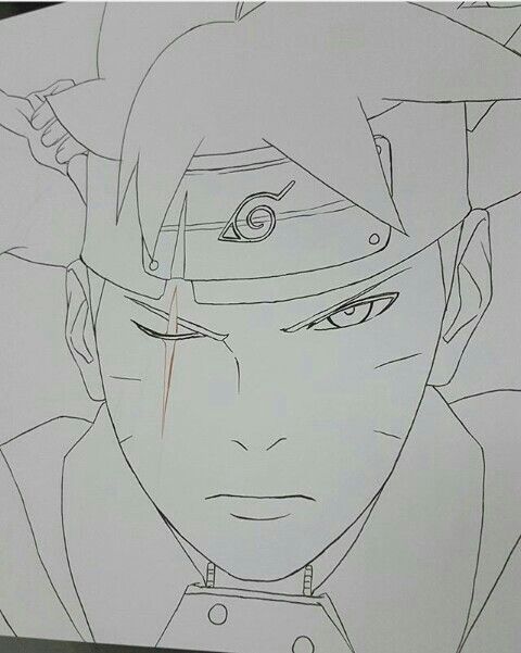 480x601 Drawing - Boruto Drawing