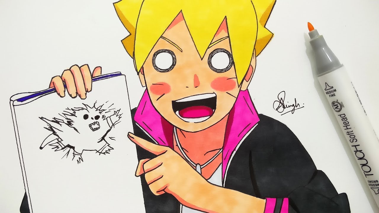 1280x720 Drawing Boruto - Boruto Drawing