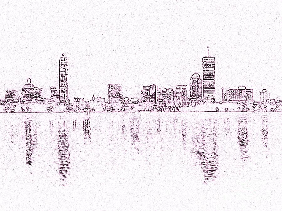 900x675 Line Drawing - Boston Drawing