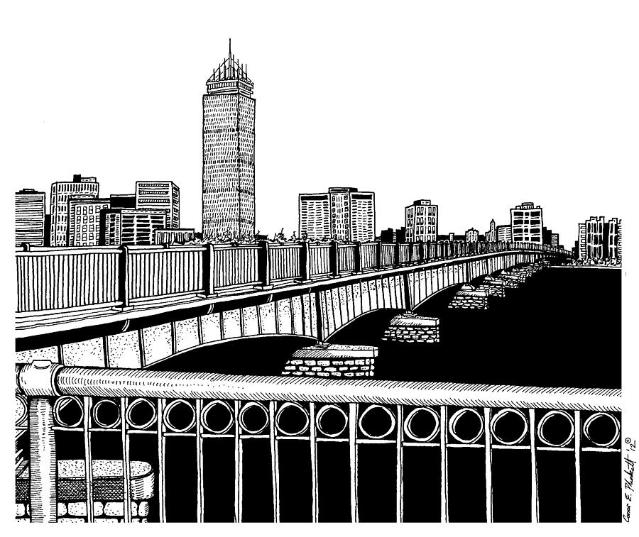 900x757 Huge Collection Of 'boston Drawing' Download More Than Images - Boston Skyline Line Drawing
