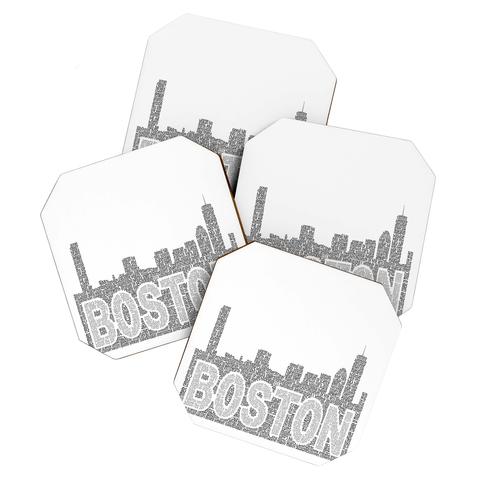 480x480 Atboston Skyline Art Products Deny Designs - Boston Skyline Line Drawing