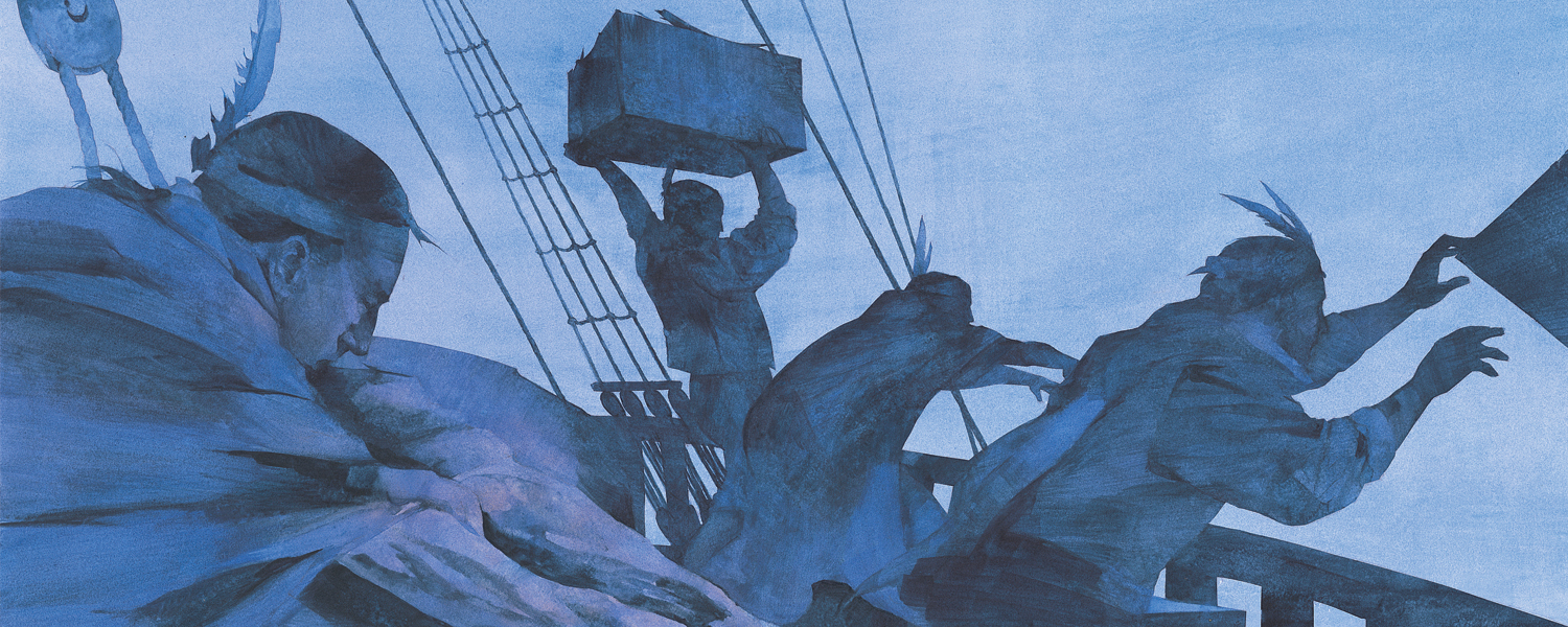 1500x600 The Boston Tea Party - Boston Tea Party Drawing