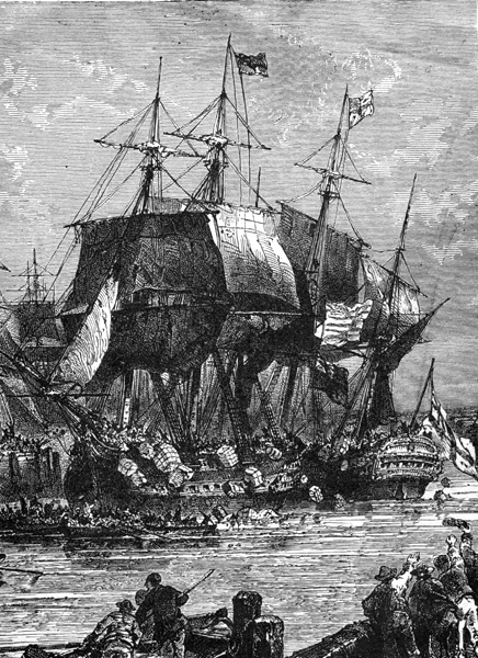 436x600 boston tea party - Boston Tea Party Ship Drawing