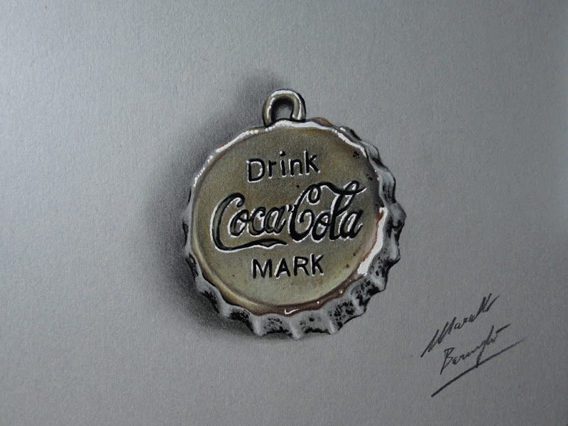 800x600 coca cola bottle cap speed drawing - Bottle Cap Drawing
