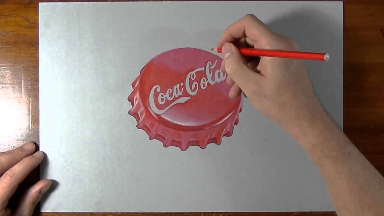 1280x720 how to draw how i draw a coca cola red bottle cap - Bottle Cap Drawing