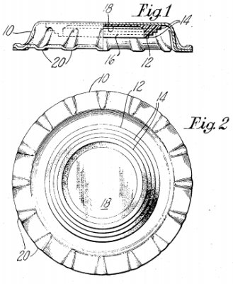 329x400 validity of bottle cap patent upheld in ipr thanks to market - Bottle Cap Drawing