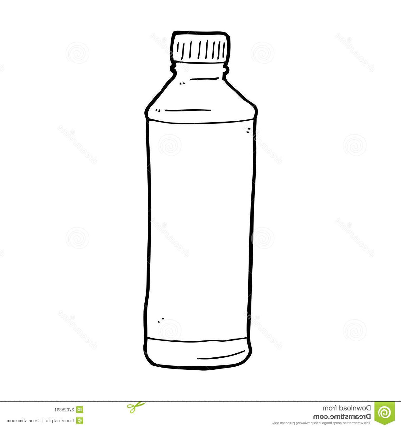 1300x1390 Best Hd Black And White Clip Art Water Bottle Drawing Free - Bottle Drawing