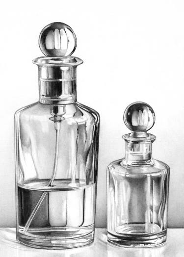 375x524 glass bottles drawing - Bottle Drawing