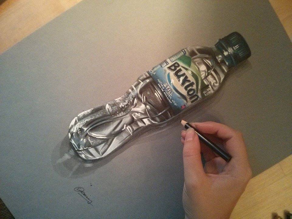 960x720 Drawn Bottle Bottled Water - Bottled Water Drawing
