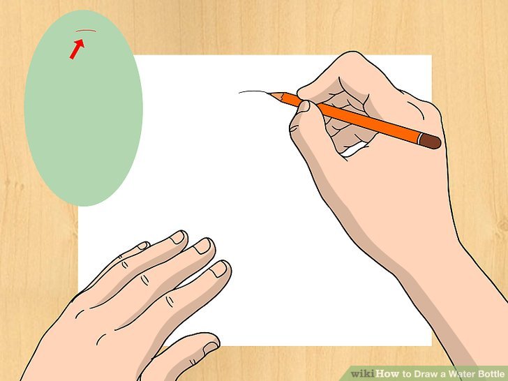 728x546 How To Draw A Water Bottle Steps - Bottled Water Drawing