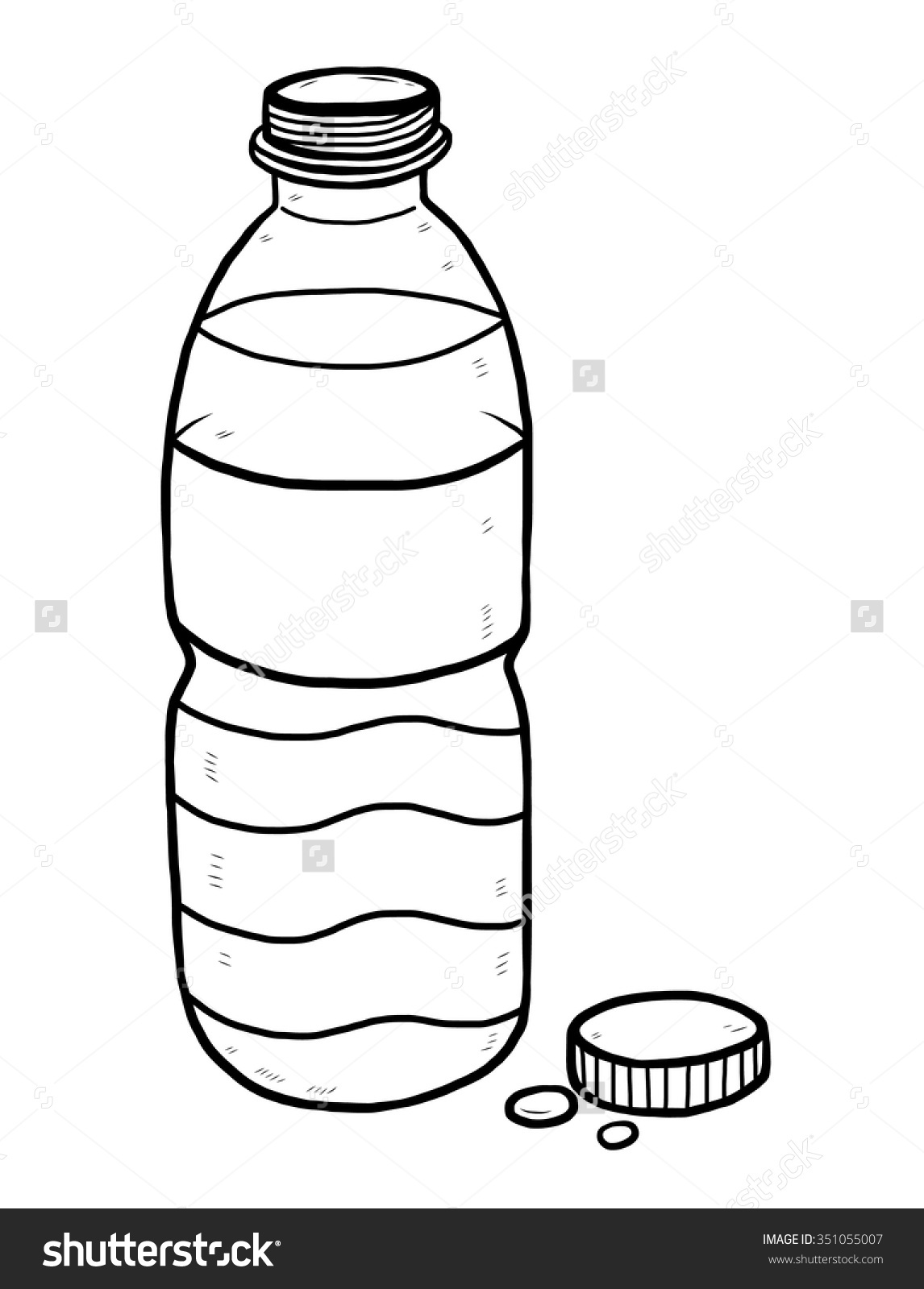 Bottled Water Drawing at Explore collection of