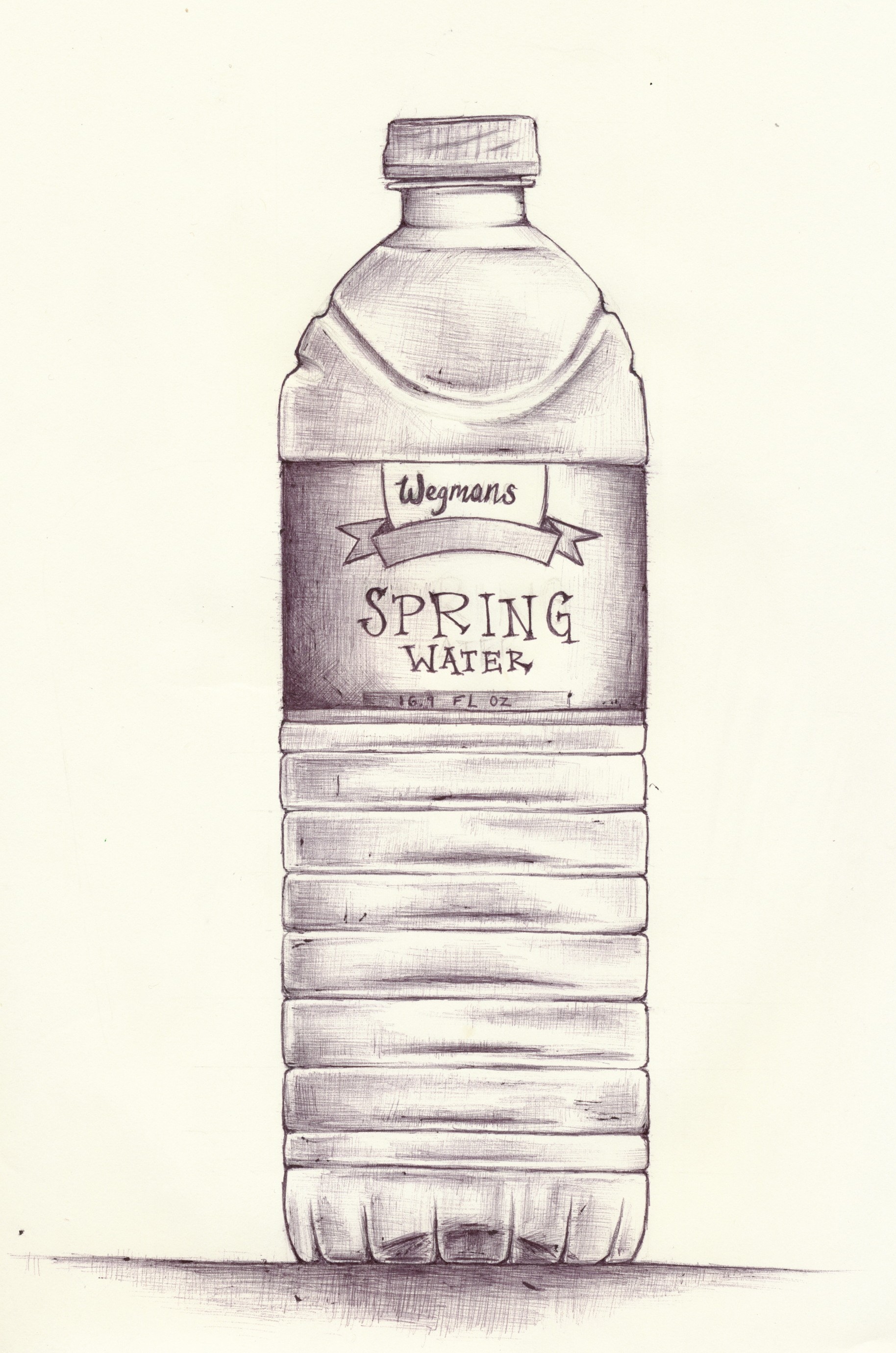 Бутылка нарисованная