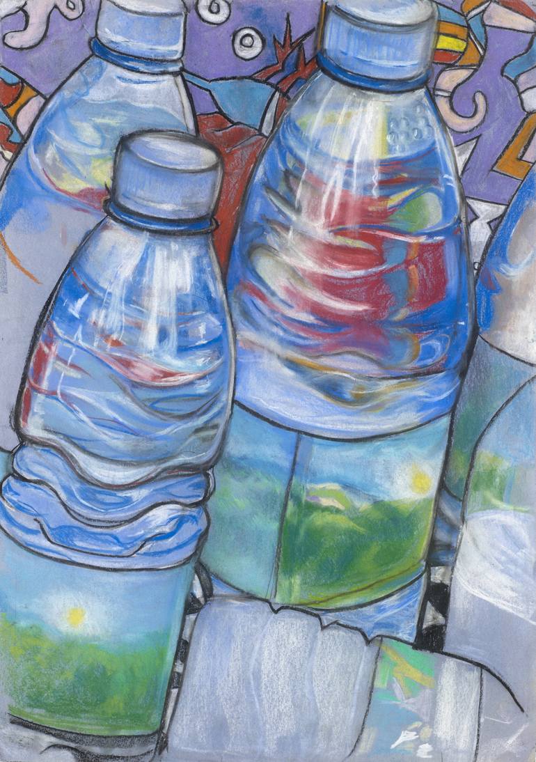 770x1094 Bottled Water Drawing - Bottled Water Drawing