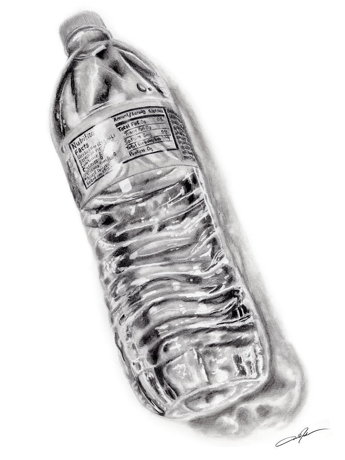 675x900 Bottled Water Drawing - Bottled Water Drawing