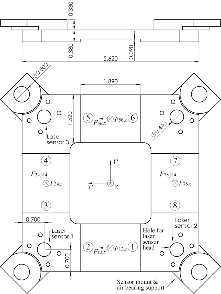 770x1023 Engineering Drawing Of Side View And Bottom View Of The Moving - Bottom Drawing