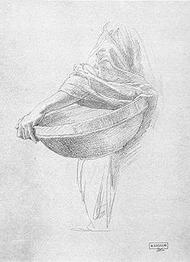 275x378 William Adolphe Bouguereau Drawing In Sketches Drawn - Bouguereau Drawings