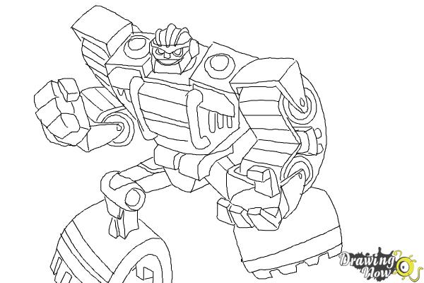 600x400 how to draw boulder from transformers rescue bots - Boulder Drawing
