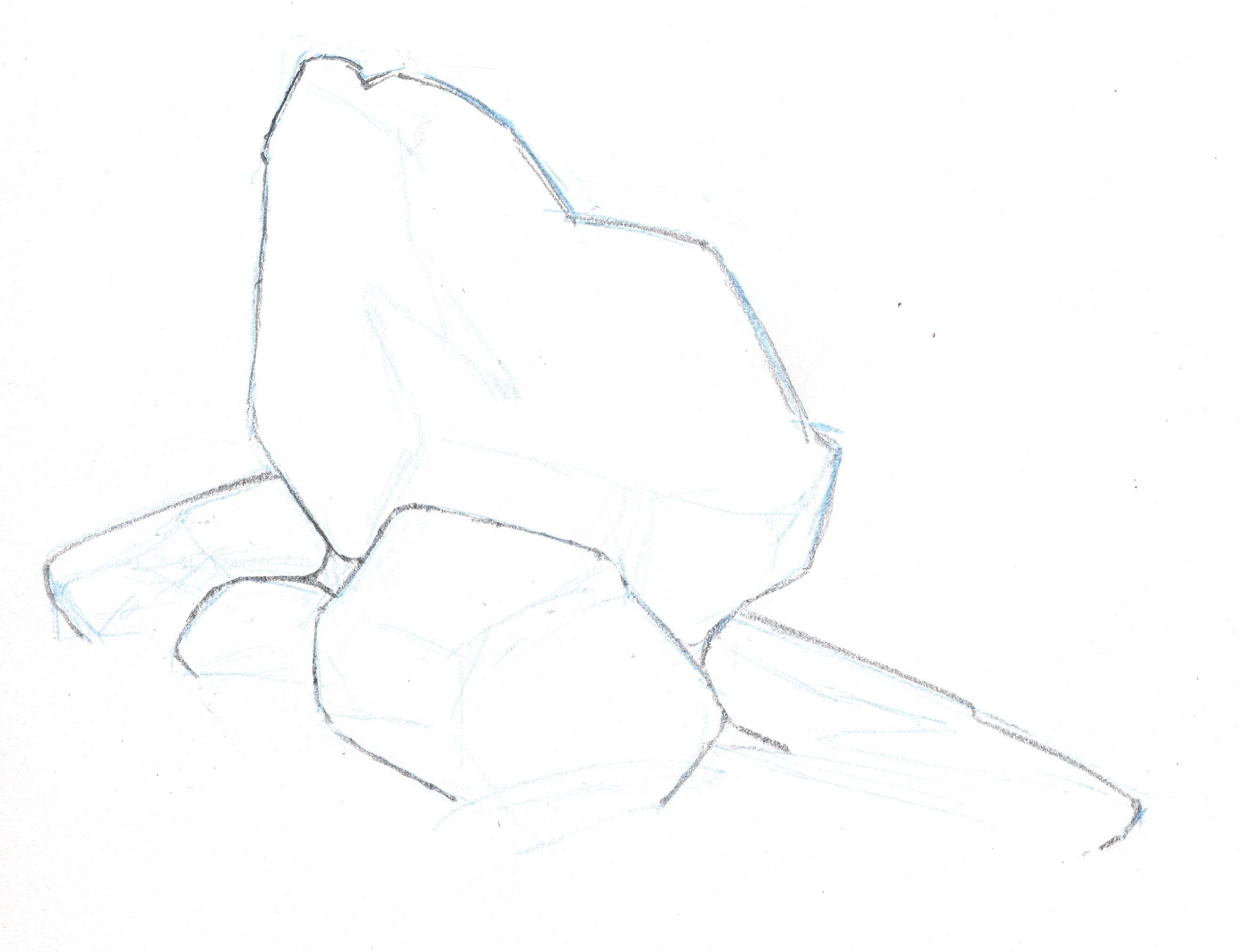 2631x2020 How To Draw Rocks Drawing Lesson Ideas Drawing Rocks, Drawings - Boulder Drawing