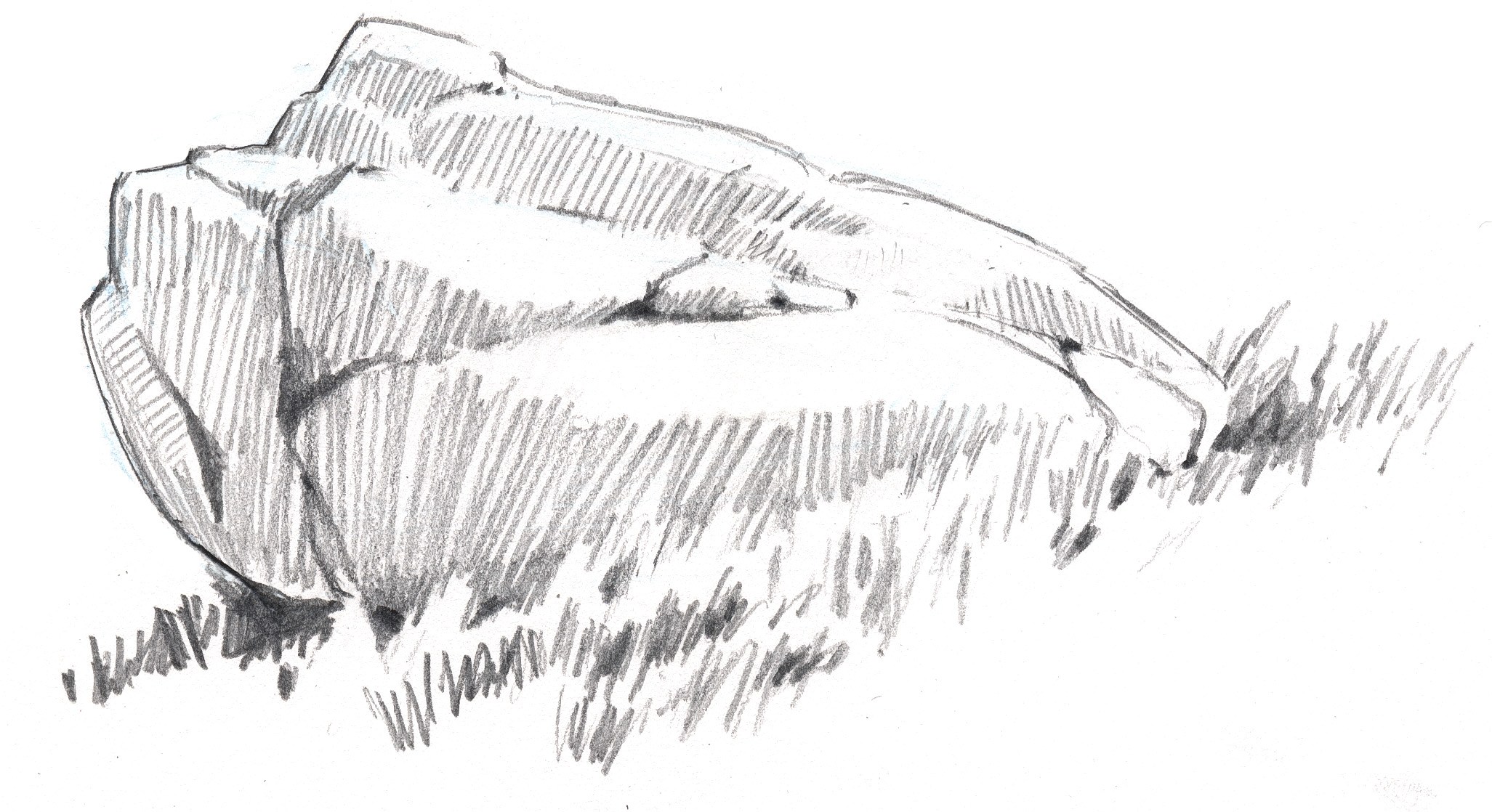 2053x1118 Boulder Pencil - Boulder Drawing