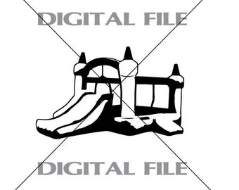 340x270 bounce house design etsy - Bounce House Drawing