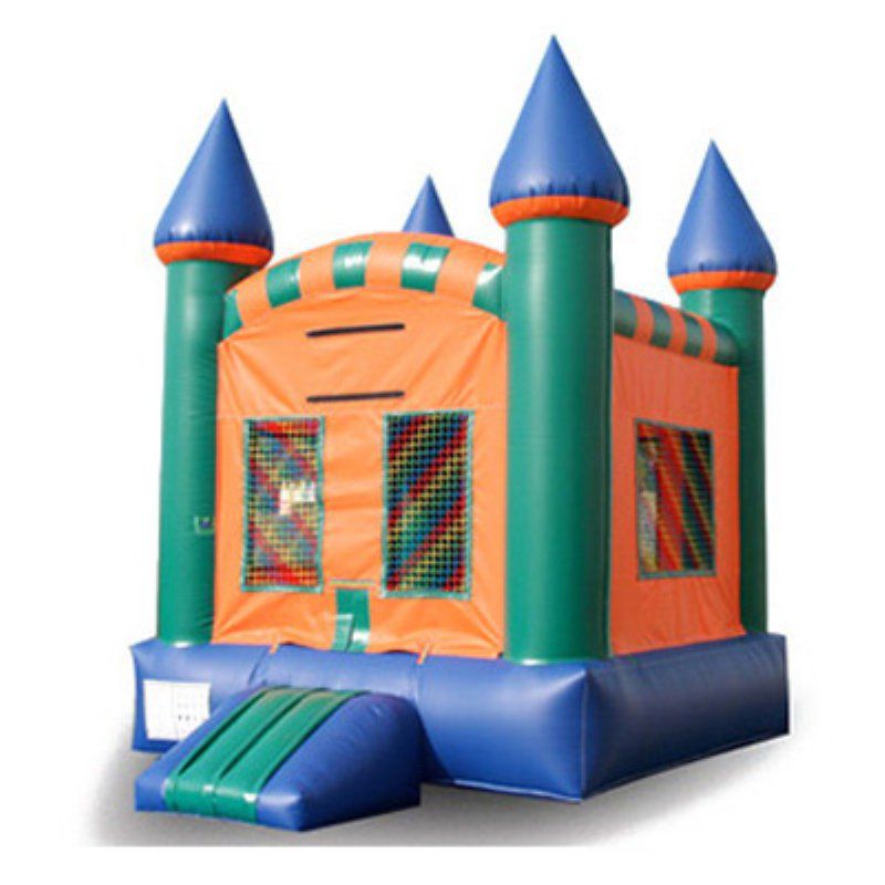 800x800 ez inflatables mini castle jumper bounce house products - Bounce House Drawing