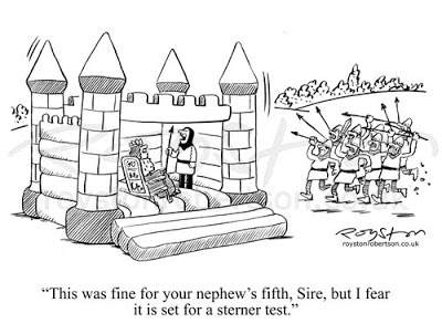 400x302 royston cartoons not yet sold bouncy castle cartoon - Bouncy Castle Drawing