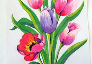 300x210 bouquet of flowers drawing flowers drawing pics bouquet roses - Bouquet Flowers Drawing