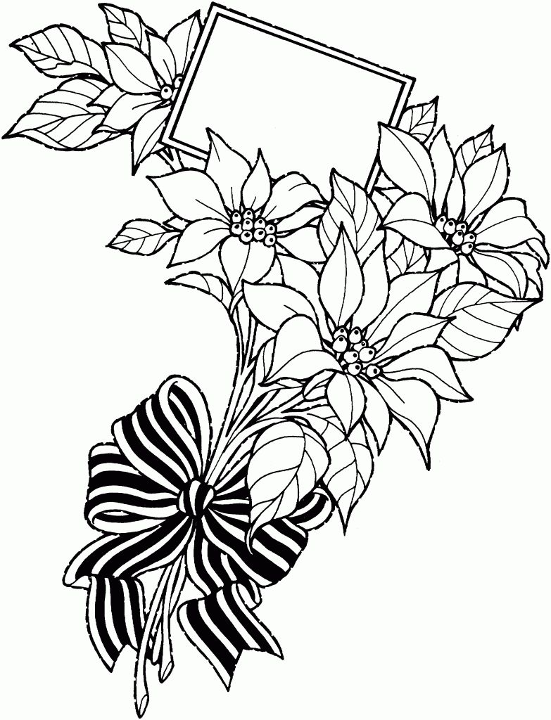 783x1024 Drawing A Bouquet Of Flowers Step - Bouquet Of Flowers Line Drawing