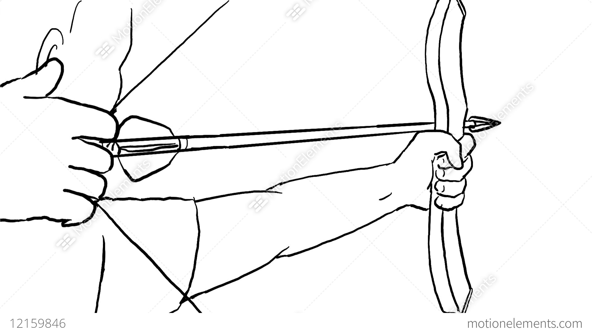 Bow Arrow Drawing At Explore Collection Of Bow Arrow Drawing 8266