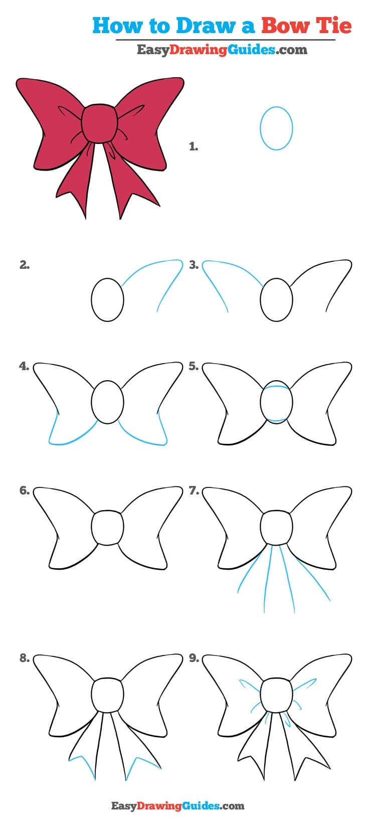 736x1649 How To Draw A Bow Tie - Bow Drawing